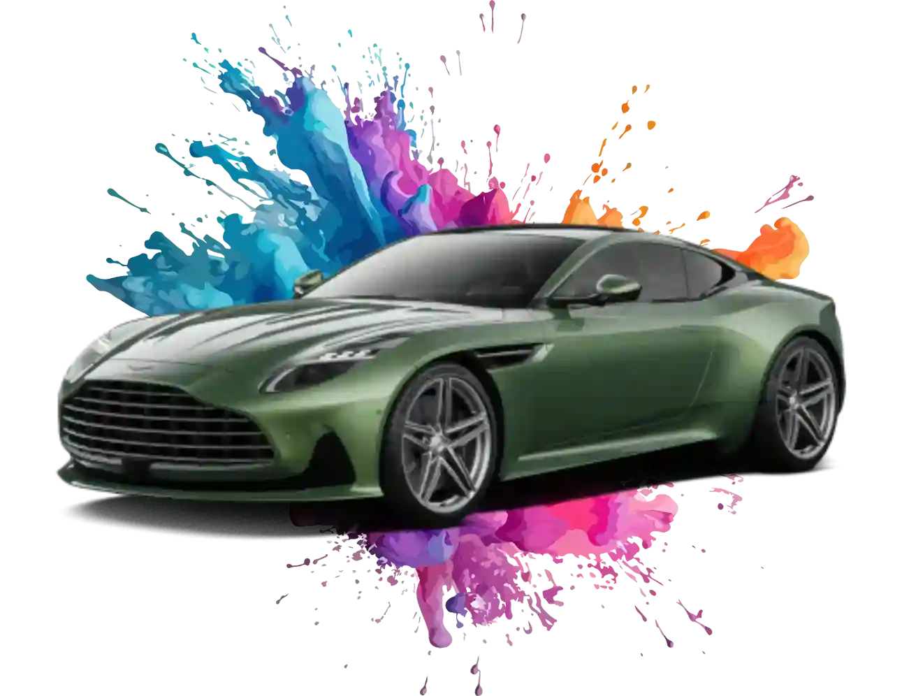 Aston Martin Painting