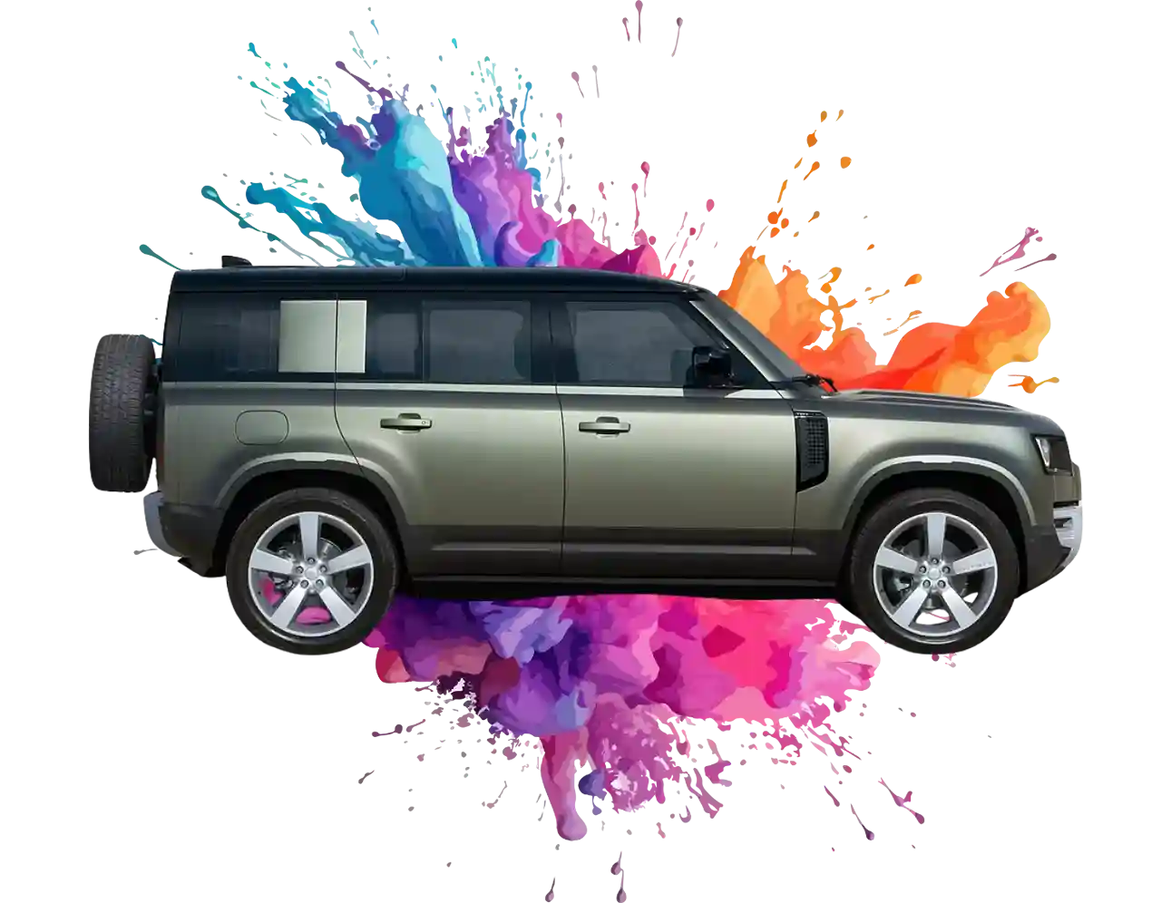 Land Rover Painting